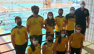 Expedición del Salvamento Dragones en la competición