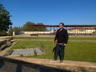 Nuevas zonas verdes en el parque de arriba de San Martín