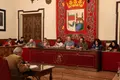 Equipo de gobierno en el Ayuntamiento de Zamora durante un pleno ordinario. Archivo