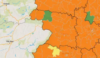 Mapa del coronavirus en las zonas básicas de salud de Zamora este miércoles