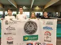 Los cuatro nadadores del CD Natación Zamora
