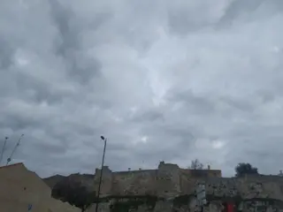 El tiempo con nubes en Zamora. Archivo.
