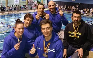 Natación Zamora obtiene diez medallas en el Regional de Invierno Máster
