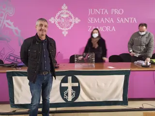 Roberto Ariza, presidente de la Hermandad Penitencial de las Siete Palabras.
