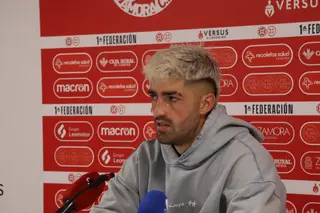 Miki Codina, en rueda de prensa este domingo | Carlos G. Rodríguez