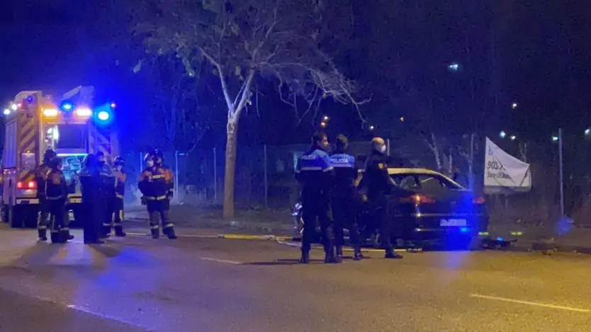 Los servicios de emergencia en la zona