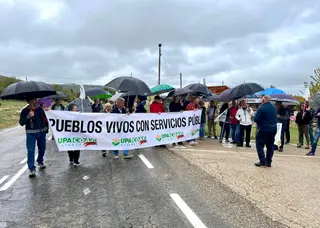 Manifestación en Boya durante la mañana del sábado | ICAL