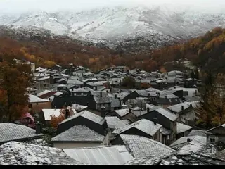 Nieve en Porto de Sanabria. Imagen Porto de Sanabria