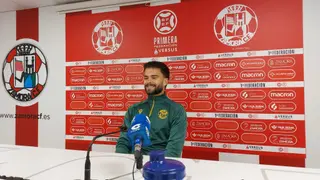 Josh Farrell, en rueda de prensa | Carlos G. Rodríguez