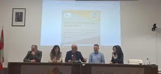 El viceconsejero Jorge Llorente en la clausura de un curso de transformación digital para el ganadero
