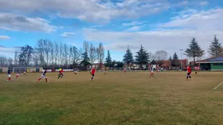 Duelo entre el CD Santa Croya y el Fresno de la Ribera CF la pasada temporada. Archivo