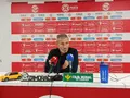 Óscar Cano en rueda de prensa previa al partido contra la SD Ponferradina