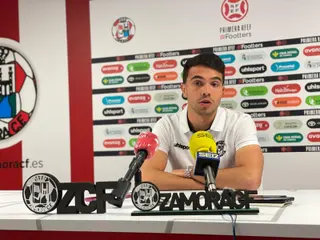 Adri Herrera en rueda de prensa