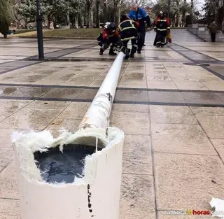 El PP solicitará la recolocación de la bandera de España en la plaza de La Marina