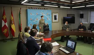 La delegada territorial, Clara San Damián, en la Comisión de Patrimonio