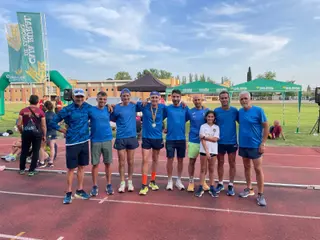 Primer equipo máster regional del Benavente Atletismo