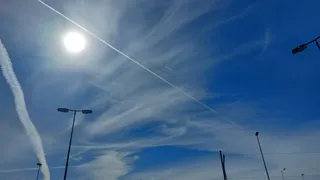 Sol y algunas nubes en Zamora