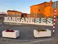 Letras de Manganeses de la Polvorosa vandalizadas