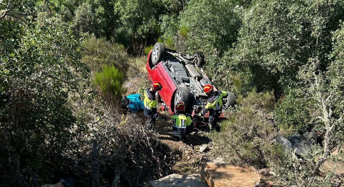 Herida una mujer de 74 años tras precipitarse por un terraplén en la ...