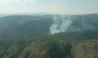 Imagen del incendio- Junta de Castilla y León
