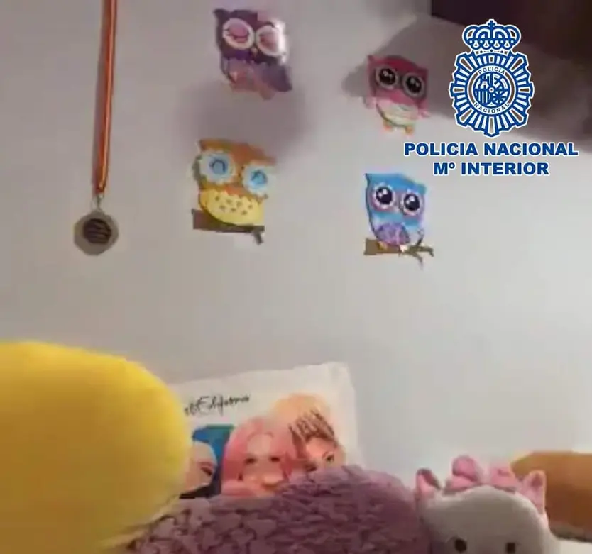 Imagen de la habitación difundida por la Policía 2