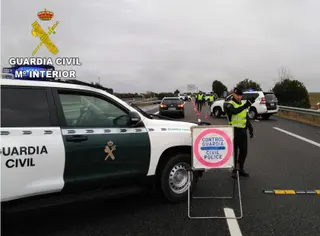 Guardia civil grs control