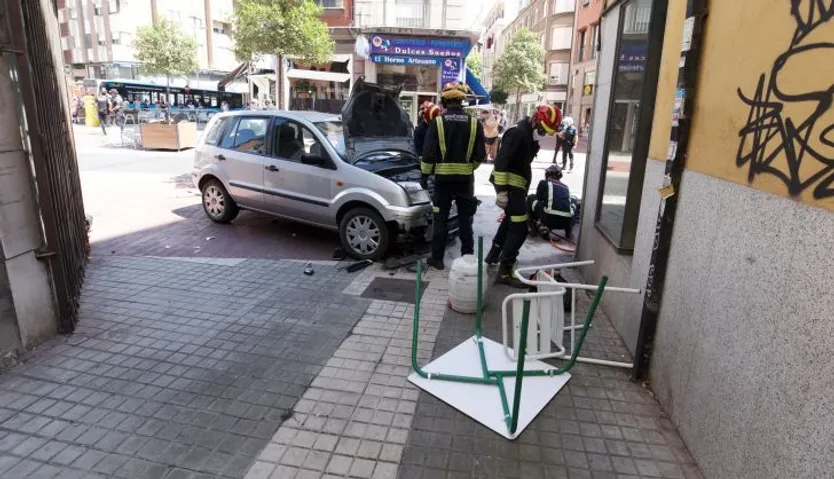 Atropello en una terraza en Ponferrada 2. ICAL