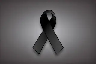 Imagen de un crespón negro