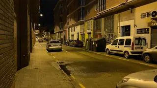 Calle Fuentelarreina tras el suceso