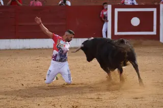 Un lance de un recortador en un evento anterior