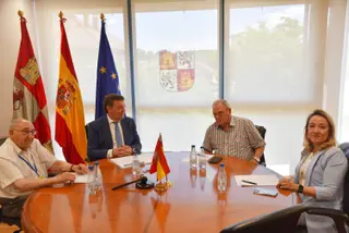 Reunión con los presidentes de las casas regionales de Castilla y León