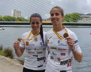 Laura Pedruelo y Eva Barrios en una foto de archivo.