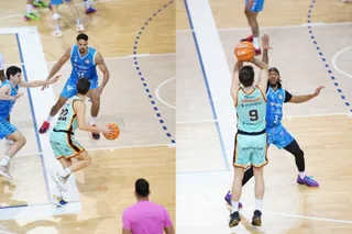 Instantes del duelo entre el Palmer Basket Mallorca y el CB Zamora | Basket Palmer Mallorca RRSS