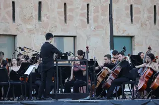 Concierto de la OSCYL Joven en la Plaza de la Catedral de Zamora-Archivo