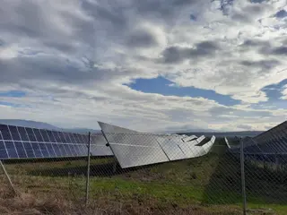 Parque fotovoltaico en la provincia de Zamora