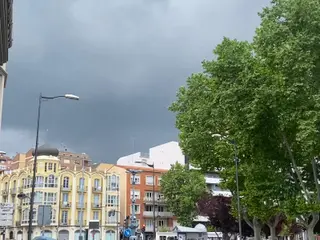 Nubes y lluvia en Zamora. Archivo