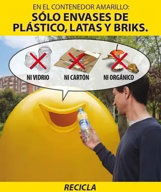 Realizan la campaña 'Impropios' para fomentar el correcto reciclaje de los envases
