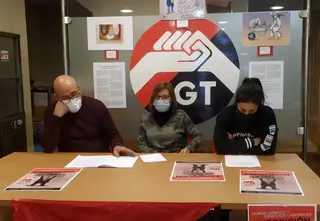 Presentación de la exposición sobre derechos laborales de la CGT