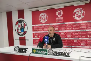 Juan Sabas, rueda de prensa previa ultimo partido Zamora CF 2024-25 ante la Gimnástica Segoviana.