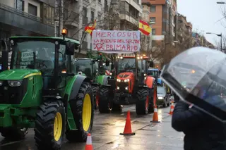 Tractorada en Zamora capital el pasado 29 de enero | María Lorenzo