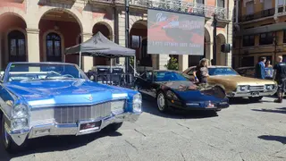 Presentación de la anterior edición de la feria de coches americanos. Archivo