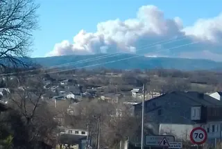 Incendio originado en Hermisende
