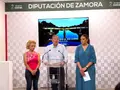 Un instante de la rueda de prensa
