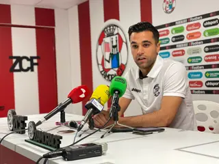 Dani Hernández en rueda de prensa