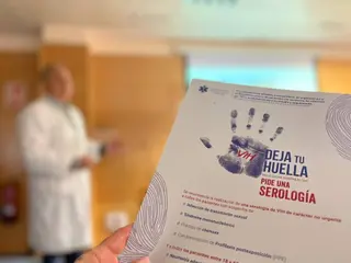 Programa contra el VIH. Archivo