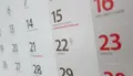 Calendario. Europa Press