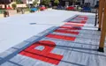 La renovada plaza de Canteras del Raposo