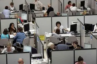 Trabajadores de la Administración General del Estado. Archivo.