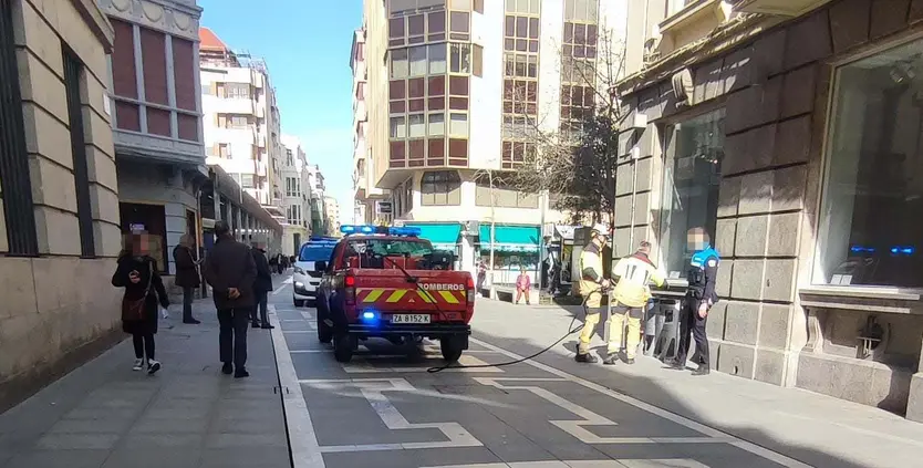 Conato de incendio en una papelera de Zamora