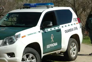 Vehículo de la Guardia Civil